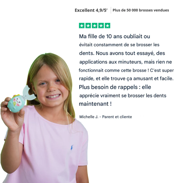 Brosse Pour Enfants - Gummy Green.