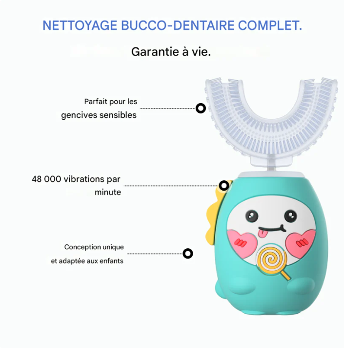 Brosse Pour Enfants - Gummy Green.